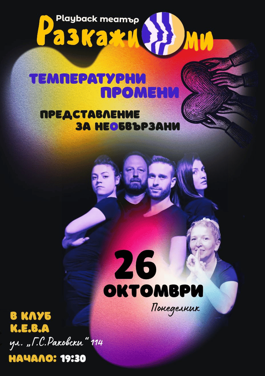Плакат: ТЕМПЕРАТУРНИ ПРОМЕНИ - представление за необвързани