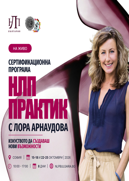 Плакат: Сертифициран НЛП Практик