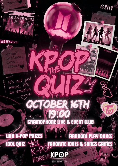 Плакат: KPOP the QUIZ