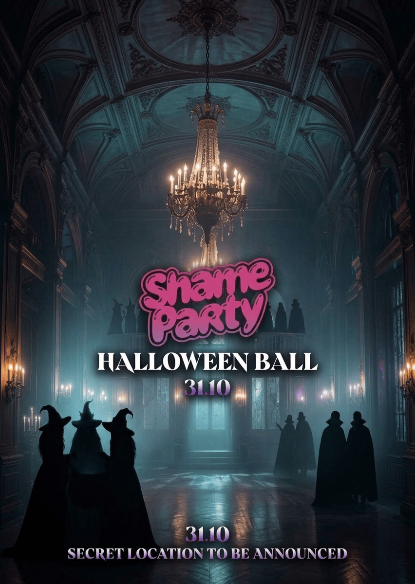 Плакат: Shame Party Halloween Ball 2