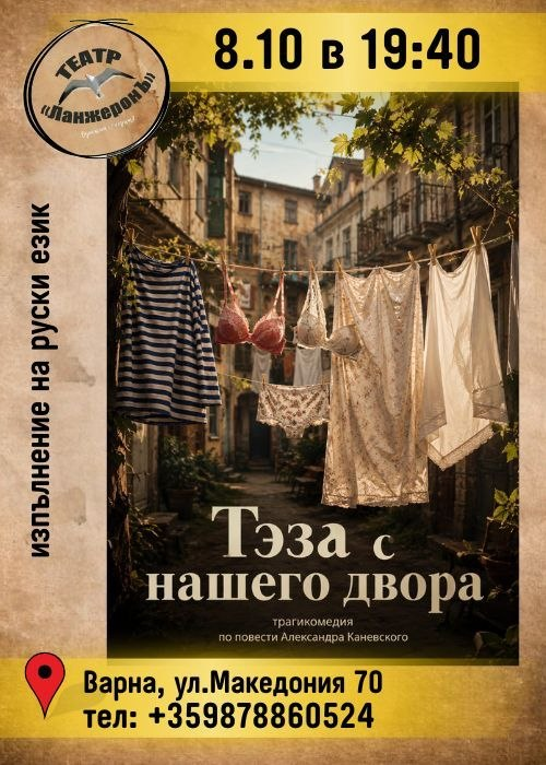 Плакат: Теза с нашего двора
