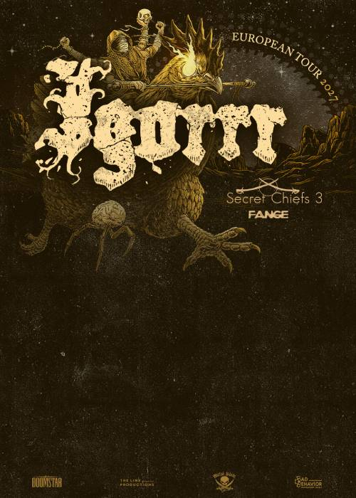 Плакат: IGORRR, SECRET CHIEFS 3 & FANGE live in Sofia