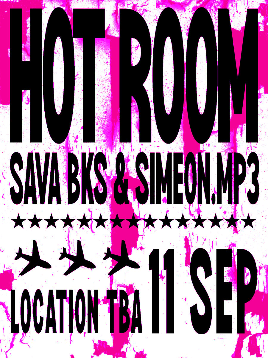 Плакат: HOT ROOM ft. SAVA
