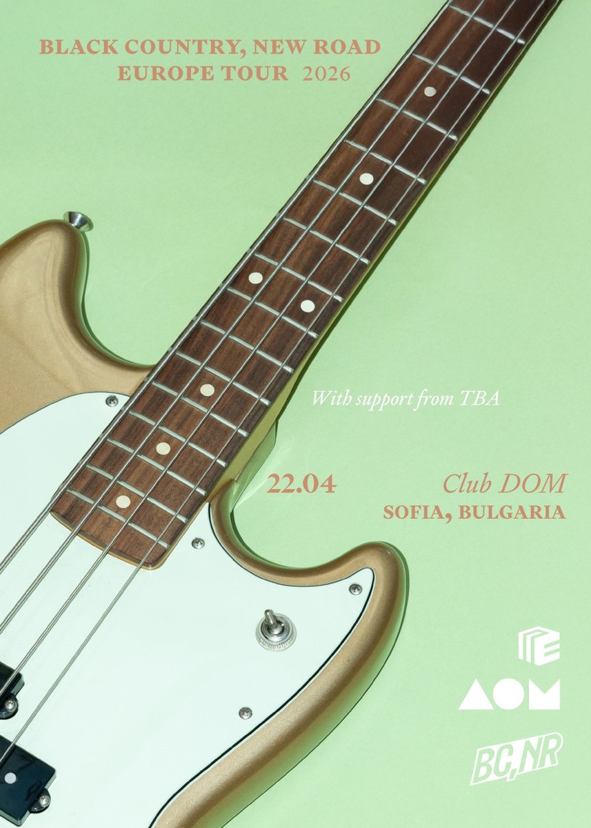 Плакат: Pave presents: Black Country, New Road at Club DOM