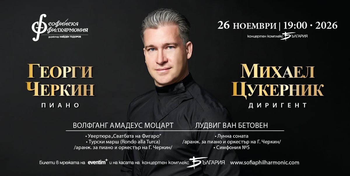 Плакат: Георги Черкин и Михаел Цукерник