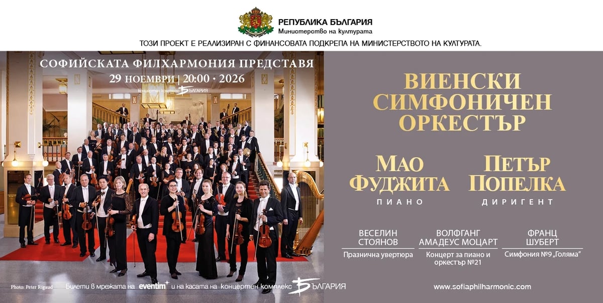 Плакат: Виенски симфоничен оркестър