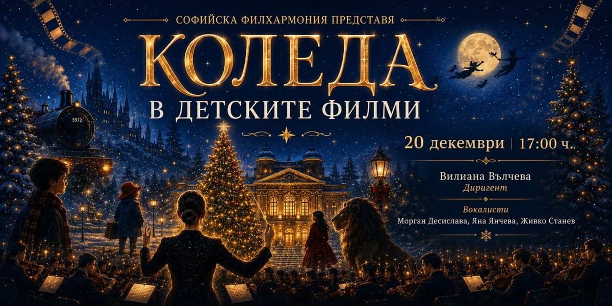 Плакат: Коледа в детските филми