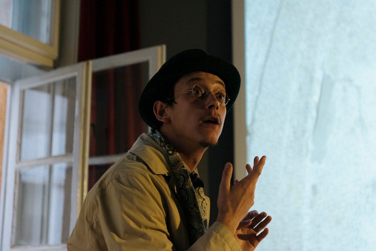 Плакат: “Господин ПАЛОМАР“ по Итало Калвино