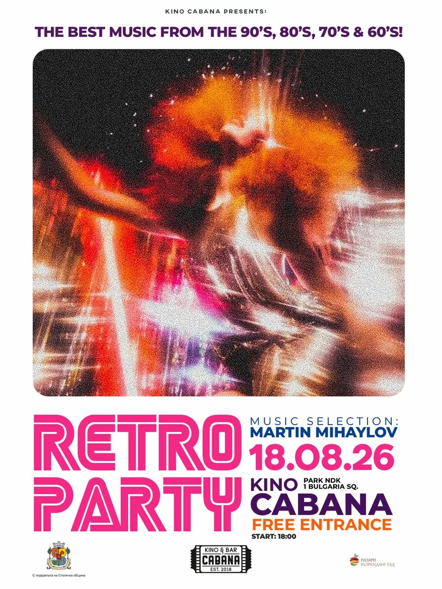 Плакат: Retro party
