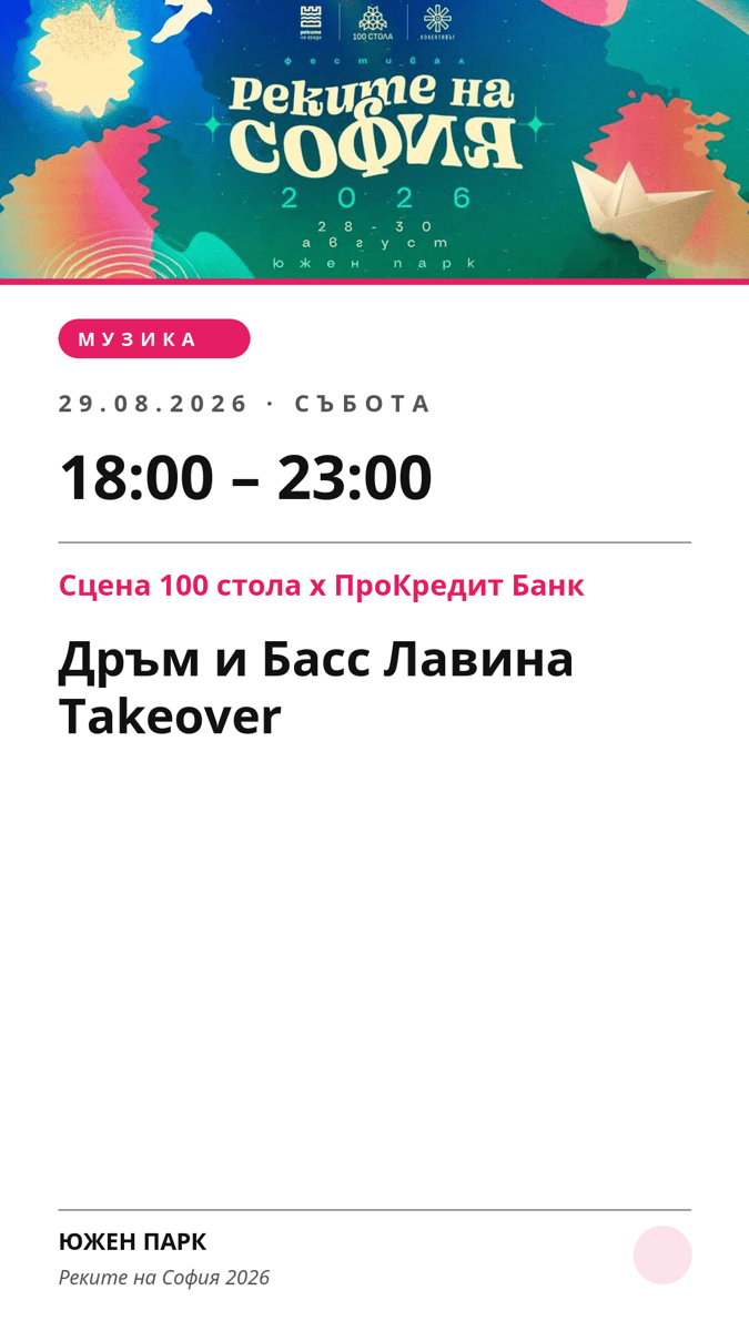 Плакат: Дръм и Басс Лавина Takeover