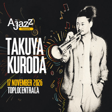 Плакат: A to JazZ Concerts представя: TAKUYA KURODA