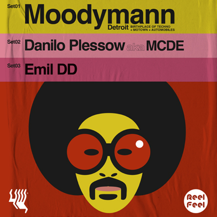 Плакат: MOODYMANN + DANIEL PLESSOW aka MCDE