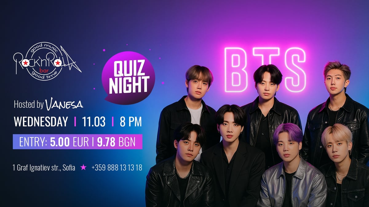 Плакат: BTS - Quiz Night