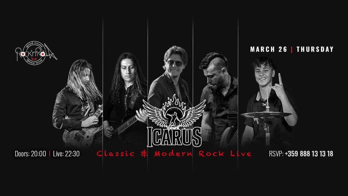 Плакат: ICARUS - LIVE