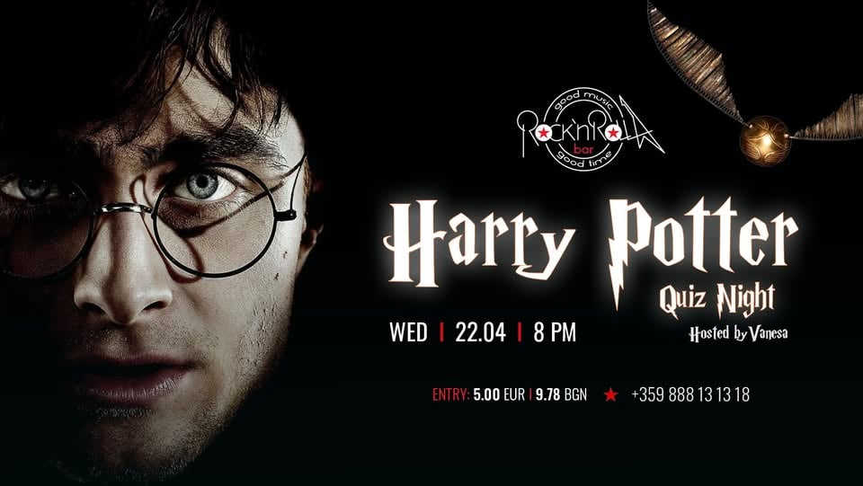 Плакат: HARRY POTTER - Quiz Night