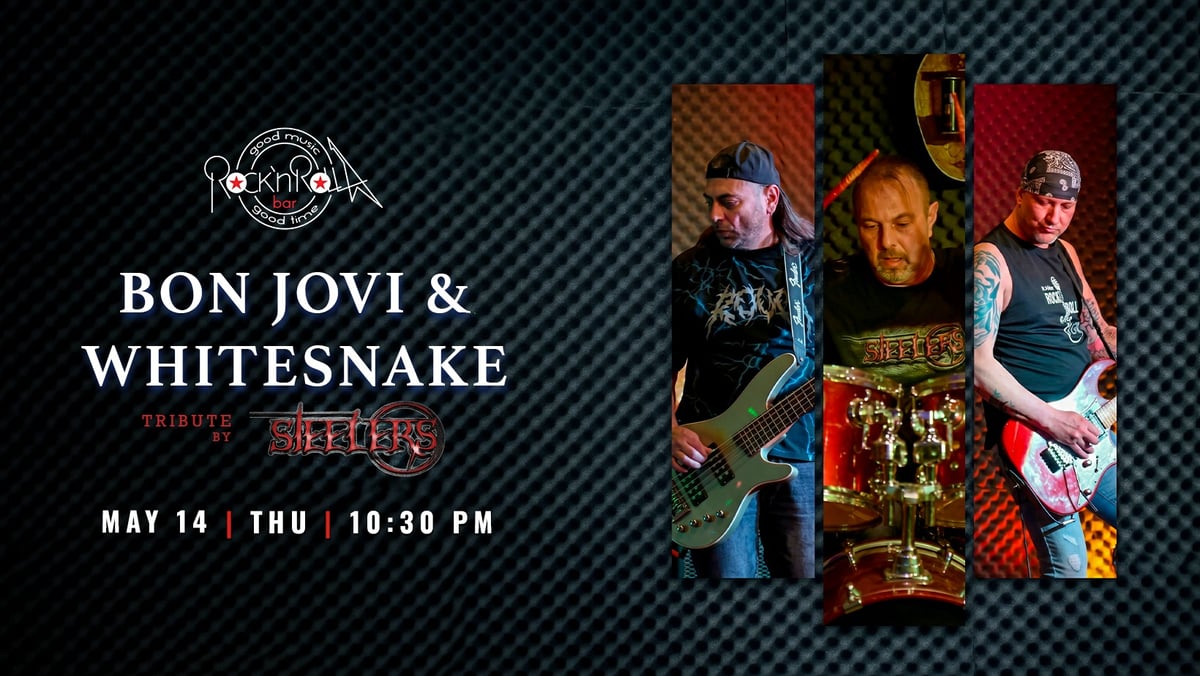 Плакат: BON JOVI & WHITESNAKE TRIBUTE by STEELERES